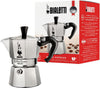Caffettiera Moka Express Restyling 1 Tazza In Alluminio Con Manico Ergonomico Made In Italy Bialetti