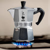 Caffettiera Moka Express Restyling 1 Tazza In Alluminio Con Manico Ergonomico Made In Italy Bialetti