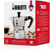 Caffettiera Moka Express Restyling 1 Tazza In Alluminio Con Manico Ergonomico Made In Italy Bialetti