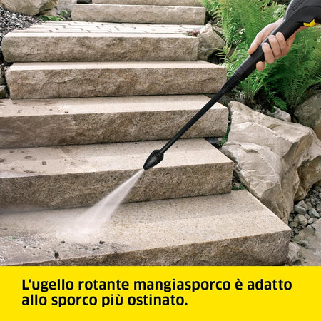 Idropulitrice Ad Acqua Fredda K3 1600W Con Lancia Vario Power Ugello Mangiasporco E Serbatoio Detergente Karcher