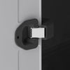 Armadio Portascope Titan Xl In Resina Antracite E Grigio 80X44X182 Cm Con Ripiani Pieghevoli E Piedini Regolabili Keter