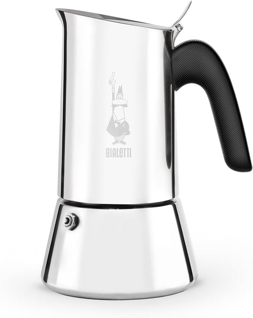 Caffettiera Venus 2 Tazze In Acciaio Inox Caffè Espresso Manico Ergonomico E Valvola Di Sicurezza Bialetti