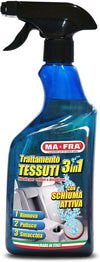 Trattamento Tessuti 3 In 1 Detergente Smacchiante E Ravvivante Per Sedili E Tappezzeria Auto In Tessuto O Alcantara 500 Ml Ma-Fra