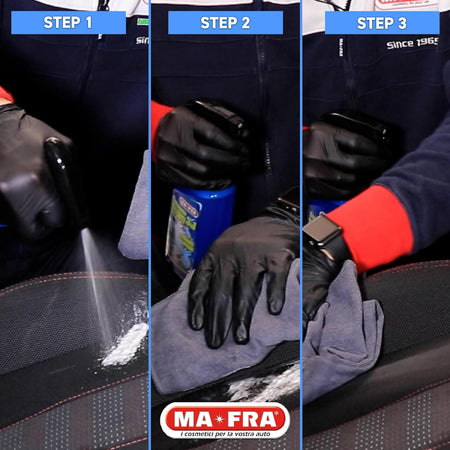 Trattamento Tessuti 3 In 1 Detergente Smacchiante E Ravvivante Per Sedili E Tappezzeria Auto In Tessuto O Alcantara 500 Ml Ma-Fra