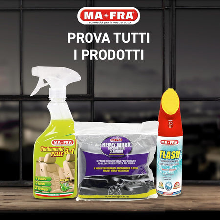 Trattamento Tessuti 3 In 1 Detergente Smacchiante E Ravvivante Per Sedili E Tappezzeria Auto In Tessuto O Alcantara 500 Ml Ma-Fra
