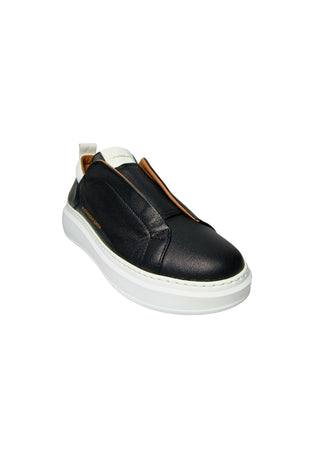 ALEXANDER SMITH Scarpe Uomo Alexander Smith Wembley Man Slip-on Total Black da uomo