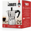 Caffettiera Moka Express Restyling 3 Tazze In Alluminio Con Manico Ergonomico E Valvola Di Sicurezza Made In Italy Bialetti
