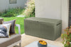 Baule Da Esterno Springwood 123X53,5X57 Cm In Resina Effetto Legno Verde Con Ruote E Struttura In Metallo Keter
