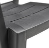 Sedia Da Giardino Julie In Polipropilene Graphite Con Braccioli Design Moderno Impilabile E Resistente Ai Raggi Uv Keter