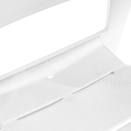 Sedia Da Giardino Julie Con Braccioli In Polipropilene Effetto Legno Colore Bianco Impilabile E Resistente Alle Intemperie Keter