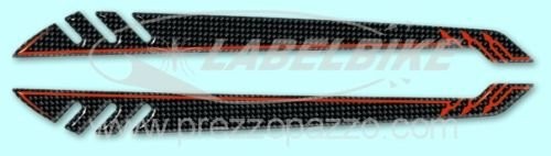 2 ADESIVI 3D gel PROTEZIONE MANIGLIE compatibili x YAMAHA XMAX 125-250 2014-2016