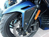 2 ADESIVI 3D PROTEZIONE PARAFANGO compatibili per kymco XCITING S 400 2018-2023