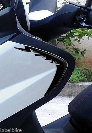 2 ADESIVI-STICKERS 3D PARASPIGOLI compatibili per X MAX  YAMAHA XMAX 2010-2013