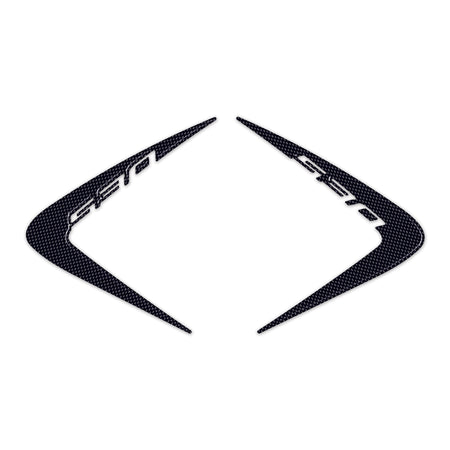 2 ADESIVI-STICKERS gel 3D PARASPIGOLI T MAX 2012-2016 compatibili per YAMAHA TMAX 530