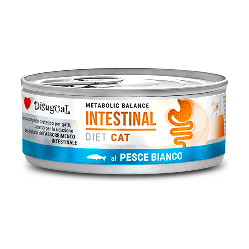 Disugual Metabolic Balance Intestinal gusto Pesce Bianco per Gatti Adulti 85gr