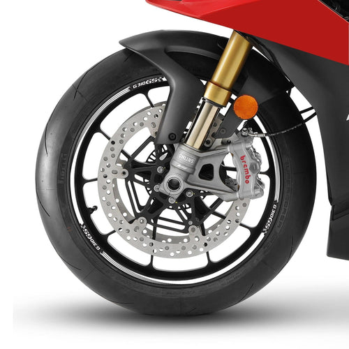 STRISCE ADESIVE compatibili per MOTO BMW G310 GS adesivi CERCHI 17 19 tuning