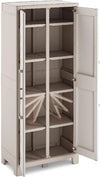 Armadio Multispace Impermeabile Gulliver Keter Ppl Sabbia Beige 2 Ante Cm 80X44 H.Cm 182