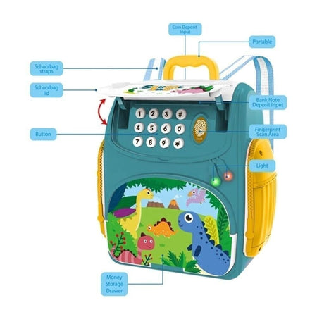 Salvadanaio Elettronico, Mini ATM Bank, Salvadanaio con Password e Tocco