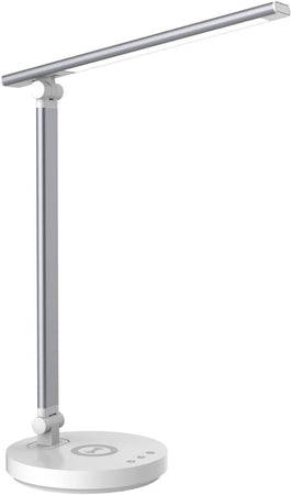 Lampada da scrivania a LED con caricabatterie wireless, touch con 5 modalità
