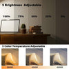 Lampada da scrivania a LED con caricabatterie wireless, touch con 5 modalità