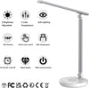 Lampada da scrivania a LED con caricabatterie wireless, touch con 5 modalità