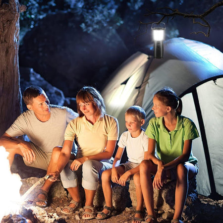 Lampada da campeggio a LED, lampada da campeggio, lampada solare a manovella USB