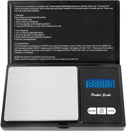 Bilancia Digitale Portatile, Mini Bilancia Bilancino 500gx0.01g Display LCD