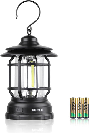 Lanterna da campeggio retrò portatile luce da tenda COB per campeggio