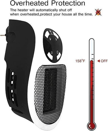 220V 350W Stufa Elettrica Portatile Stufetta Heater, Regolabili Alimentazione