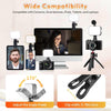 Luce selfie ULANZI VL100X con clip, luce video a LED con batteria da 2000 mAh
