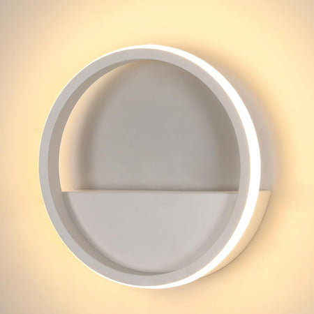 Applique rotonda a LED Comely 12W 800LM, bianco caldo 3000K, applique da parete