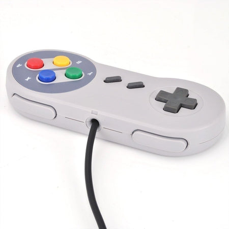 Controller cablati 2 pz Compatibili con emulatori SNES Joypad giochi retrò