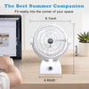 Ventilatore da Tavolo Portatile Batteria da 10000mAh Ricaricabile USB regolabile