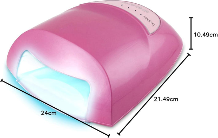 Lampada LED per unghie in gel BEPER 40.992, 12 W, timer regolabile, spegnimento