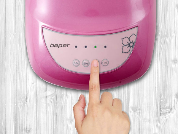 Lampada LED per unghie in gel BEPER 40.992, 12 W, timer regolabile, spegnimento