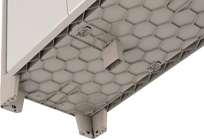 Armadio In Resina Con 4 Ripiani Ribaltabili Regolabili Sabbia Beige Gulliver Keter