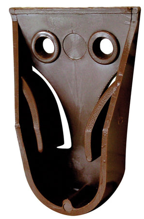 Reggitubo Laterale Per Tubo Tondo 18 Mm Colore Marrone Confezione 250 Pezzi In Plastica Per Armadi Koncreto