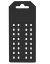 Espositore In Polipropilene Mm 163 X 70 X 2 Col. Nero- 10 Pezzi - Artplast