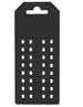 Espositore In Polipropilene Mm 163 X 70 X 2 Col. Nero- 10 Pezzi - Artplast