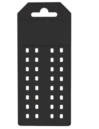 Espositore In Polipropilene Mm 124 X 46 X 2 Col. Nero- 10 Pezzi - Artplast