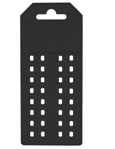 Espositore In Polipropilene Mm 124 X 46 X 2 Col. Nero- 10 Pezzi - Artplast