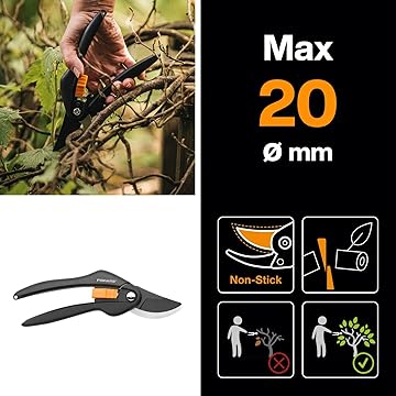 Forbice Pota Singlestep Bypass P341 Cm.20,8 (111260) Fiskars
