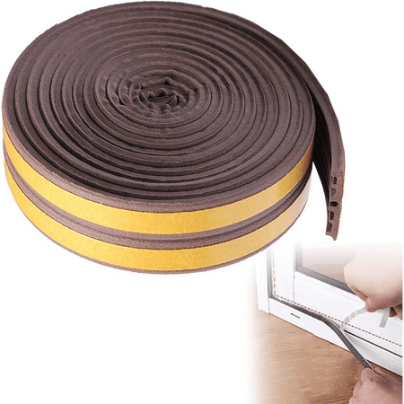 Parafreddo Per Porte E Finestre In Gomma Mm 9X6 Mt - Col. Marrone - Geko