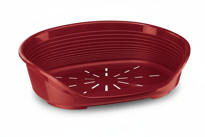 Lettino Per Animali 'Siesta Deluxe' N.6 - Cm 70,5 X 52 X H.23,5 / Bordeaux - Ferplast