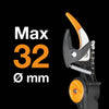 Svettatoio Troncarami Upx86 + Sega Upx80 Fiskars Cm 240/420 + Cm 38