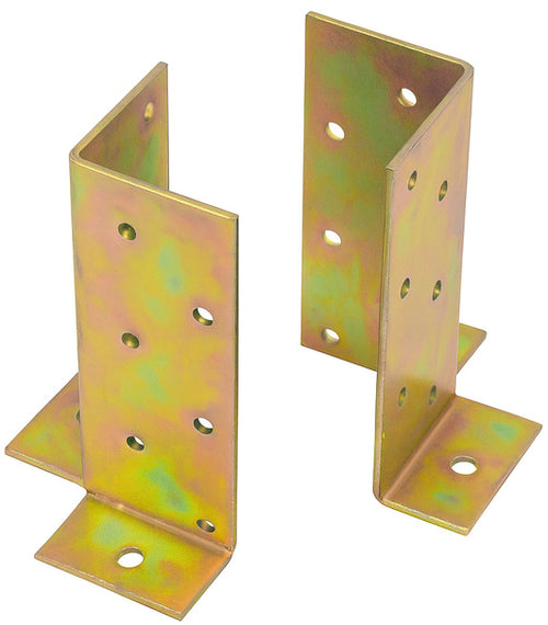 Supporto Per Travi In Legno Universale Mm. 70X70X180 In Acciaio Tropicalizzato 12.00 Pz