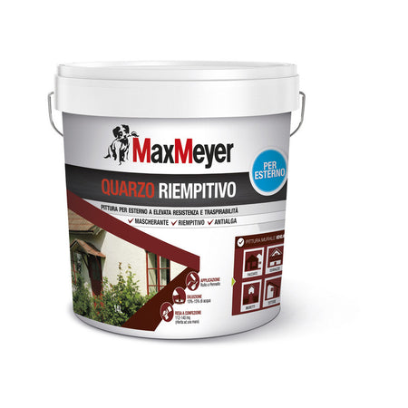 Max Quarzo Riempitivo Antialga Lt.14 Bianco- 1,0 Pz