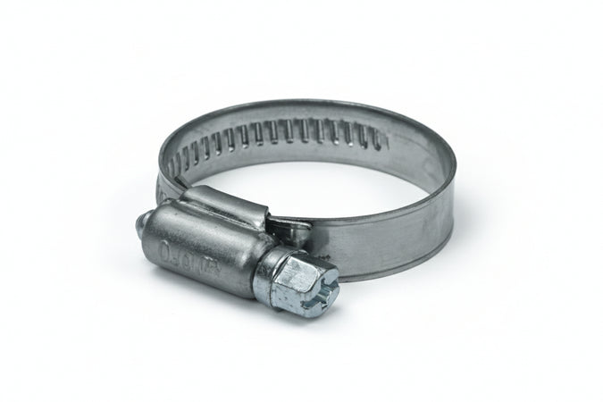 Fascetta Stringitubo In Acciaio Inox Aisi 201 Mm.9- - Ø Mm.8/12 - 100 Pezzi Quality