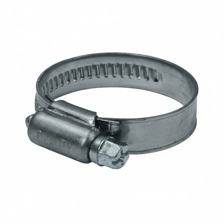 Fascetta Stringitubo In Acciaio Inox Aisi 201 Mm.12- - Ø Mm.20/32 - 100 Pezzi Quality