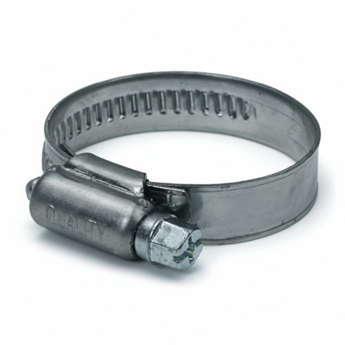 Fascetta Stringitubo In Acciaio Inox Aisi 201 Mm.12- - Ø Mm.50/70 - 25 Pezzi Quality